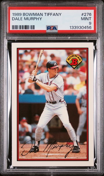 1989 Bowman Tiffany Dale Murphy #276 /6000 PSA 9