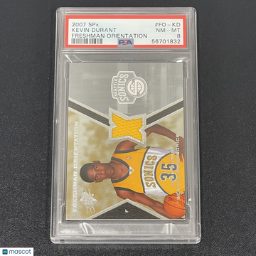 2007 SPX Freshman Orientation Kevin Durant #FO-KD Freshman Orientation PSA 8