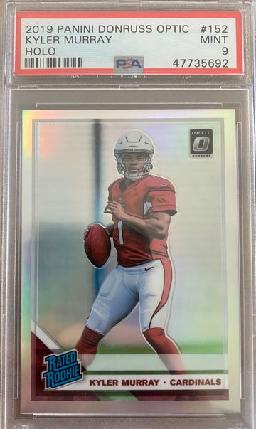 2019 Donruss Optic Holo Kyler Murray #152 PSA 10