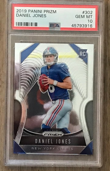 Daniel Jones Prizm PSA 10