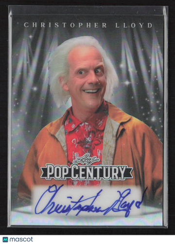 2026 Leaf Pop Century Christopher Lloyd Authentic Autograph 2/25 #BA-CL1