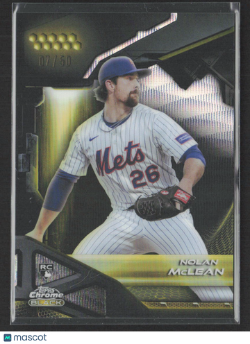 2026 Topps Chrome Black Nolan McLean #65 /50 RC