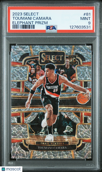 2023 Panini Select Toumani Camara #81 Elephant Prizm PSA 9