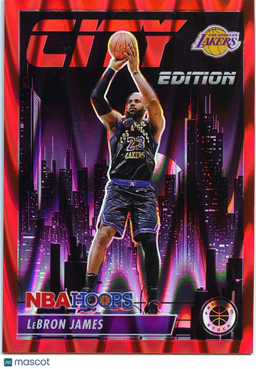 2023 LeBron James Red Prizm