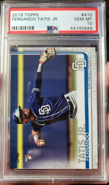 2019 Topps Fernando Tatis Jr RC PSA 10