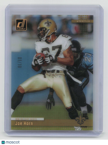 01/10 2024 Panini Clearly Donruss Football Joe Horn #13 Short Print