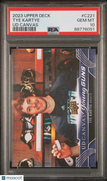 2023 Upper Deck UD Canvas Tye Kartye #C221 PSA 10