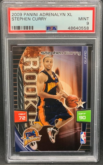 Stephen Curry 2009 Panini Adrenalyn XL PSA 9