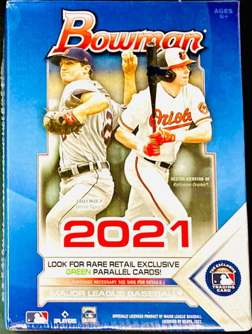 2021 Bowman Blaster Box  - Chrome / Parallels/ Autos/ Rookies - New Factory Sealed