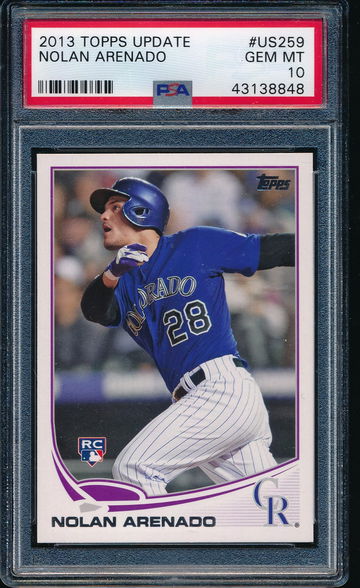 2013 Topps Update #US259 Nolan Arenado RC ROOKIE PSA 10 8848