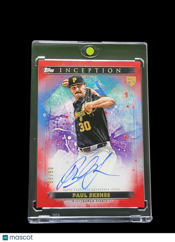 2024 Topps Inception Paul Skenes #BRES-PS Red /50 RC