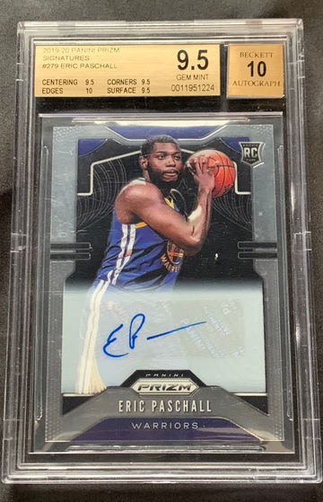 2019 Prizm Signatures Auto Eric Paschall BGS 9.5
