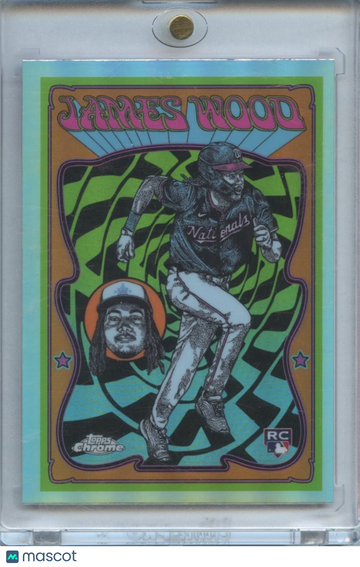 2025 Topps Chrome James Wood Chrome Rookie Topps