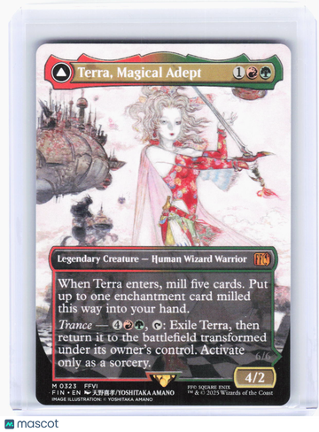 FINAL FANTASY Terra, Magical Adept (Borderless) Non-Foil Mythic #323