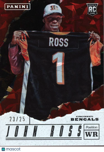 John Ross 2017 Panini Father's Day Rookie Cracked Ice Cincinnati Bengals