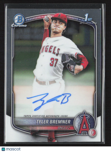 2025 Topps Bowman Chrome Tyler Bremner #CPA-TB 1st Bowman