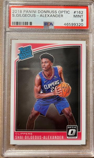 Shai Gilgeous-Alexander Optic RC PSA 9