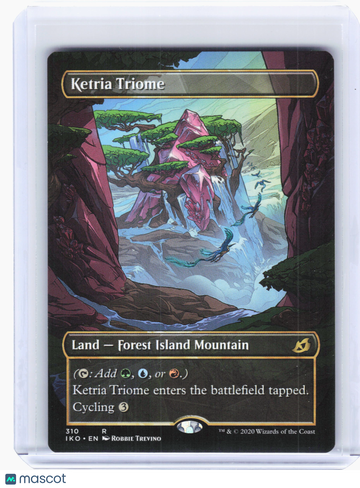 Ikoria: Lair of Behemoths Ketria Triome Nonfoil Rare [Lightly Played] (Showcase) #310