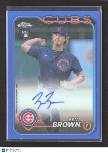 2024 Topps Chrome Ben Brown #RA-BB Blue RC