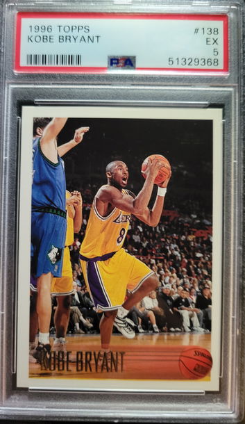 1996 Topps Kobe Bryant #138 PSA 5