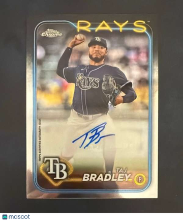 2024 Topps Chrome Update - Autographs Taj Bradley #AC-TBY