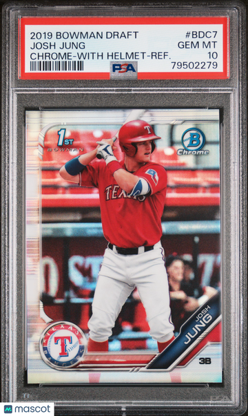 2019 Bowman Draft Josh Jung #BDC7 PSA 10