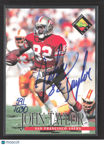 1994 Classic NFL Pro Line Live John Taylor