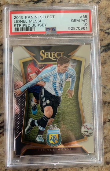 2015 select soccer Lionel Messi psa 10