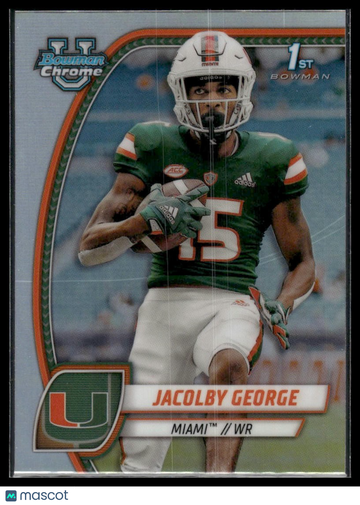 2024 Bowman University Chrome Jacolby George #84 Refractor
