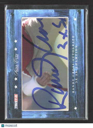 2007 TRISTAR Signa Cuts Randy Cross /24 Cut Signature