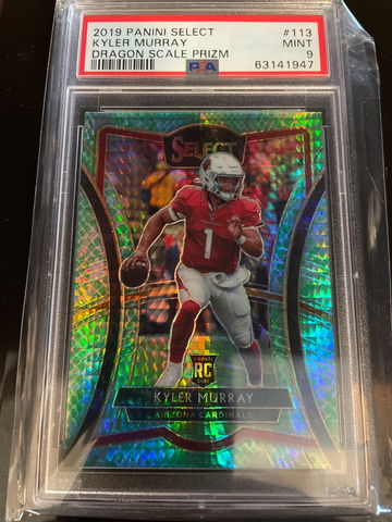 2019 Select Kyler Murray Dragon scale Psa 9