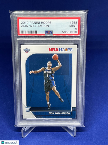 2019 Panini Hoops Zion Williamson #258 PSA 9