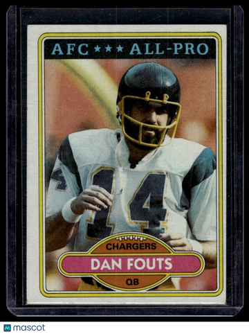 1980 Topps Dan Fouts #520