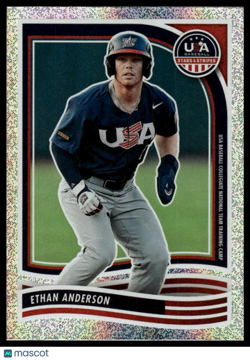 2024 Panini Stars & Stripes USA Baseball Sean Gamble #160 Opening Day