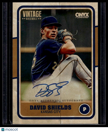 2025 Onyx Vintage David Shields #VADASH Autographs AU