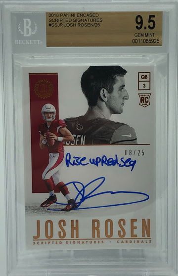 Josh Rosen Rookie Auto BGS 9.5