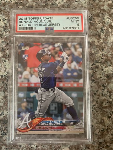 Ronald Acuna Jr. #US250 Topps Psa 9