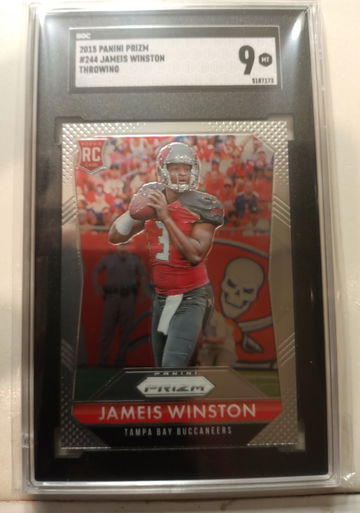 2015 Prizm James Winston Throwing RC SGC 9