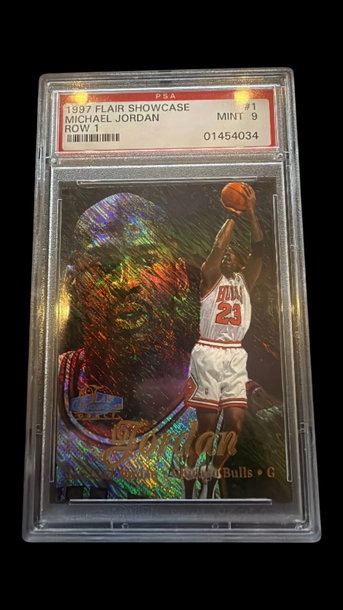 1997 Flair Showcase | Michael Jordan | Row 1 | PSA 9