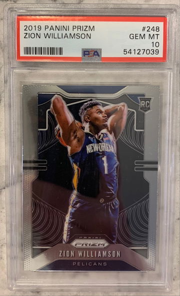 2019 Panini Prizm Zion Williamson Rookie PSA 10
