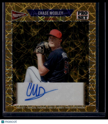 2026 Pro Set Metal - 1989 Pro Set Autographs Mini Lazer Gold Chase Mobley #89AM-CM1 AU SN
