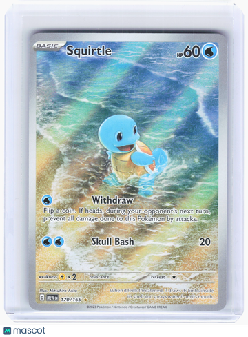 Scarlet & Violet 151 Squirtle Holo Illustration Rare #170