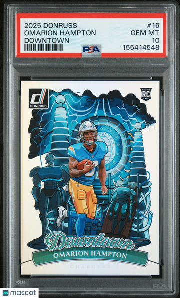 2025 Panini Donruss Downtown Omarion Hampton #16 PSA 10