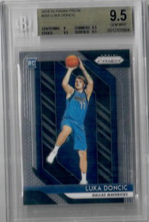 2018-19 Luka Doncic Base Prizm BGS 9.5
