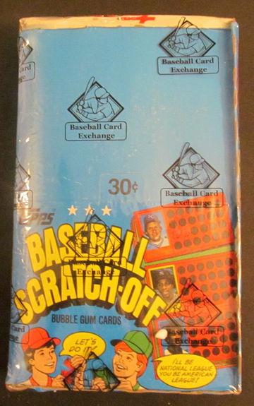 1981 Topps Scratch-Offs Wax Box  BBCE Authenticated
