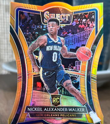 2019-20 Panini Select Nickeil Alexander Walker RC Orange Diecut /65 Pelicans SP