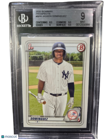 2020 Bowman Prospects Jasson Dominguez #BP8 BGS 9