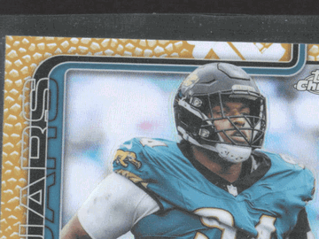 2024 Topps Chrome Maason Smith Jacksonville Jaguars Trading Card #140 Gold Etch /50