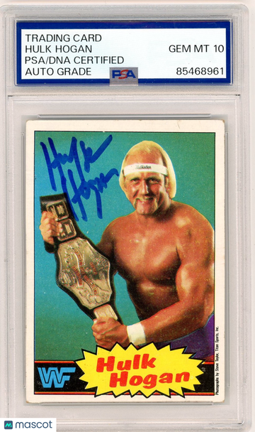 2022 Hulk Hogan PSA A Auto 10