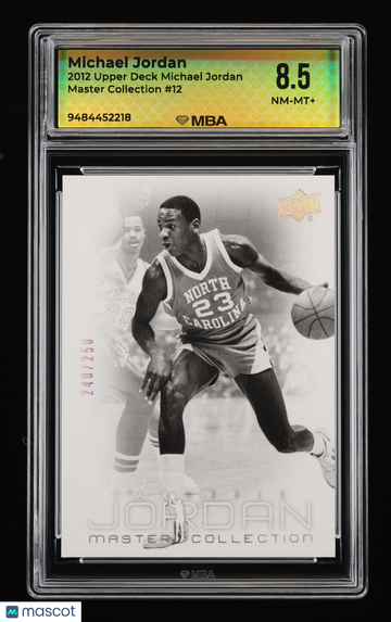2012 Upper Deck Michael Jordan Master Collection Michael Jordan #12 MBA 8.5